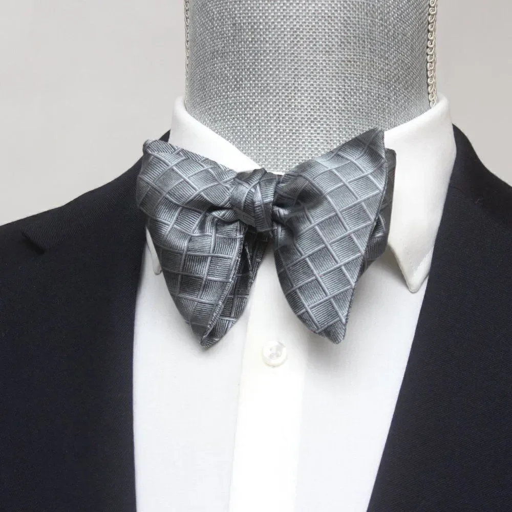 Men's Self tied Bow Tie Silk Bowtie big‎ bow tie Butterfly Bow tie S566